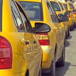 CNG taxi lineup