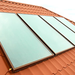 green building solar water heating